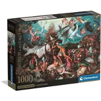 Clementoni , le Puzzle européen Made in Italie Puzzle Museum Collection - Bruegel : La Chute des Anges Rebelles - 1000 pièces