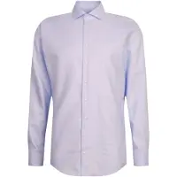 Seidensticker Chemise regular fit, longueur des manches 7, texturé, bleu