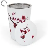 Eigenart Tasse En Porcelaine À Double Paroi Avec Infuseur - Blossom
