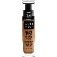 Nyx Fond de Teint Can't Stop Won't Stop Couvrance Complte 24h Fini Mat - Cannelle