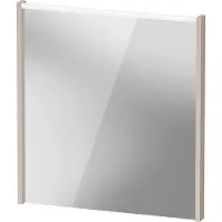 Duravit D-Code Miroirs, champ lumineux LED en haut, 650x700mm, interrupteur externe nécessaire, 5 W, DC7076091910000