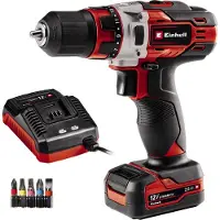 Einhell Perceuse-visseuse TE-CD 12/1 Li (1x2,0 Ah) - 12V - 30Nm - 2 vitesses - mandrin 10mm