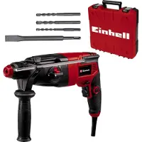 Einhell Marteau perforateur – TC-RH 620 4F Kit – 620 W – 2,2 J – SDS-Plus – perçage béton 20 mm – coffret + accessoires inclus