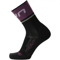 UYN Cycling One Light Long Socks Noir,Violet EU 41-42 Femme