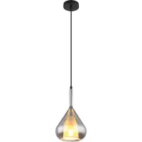 Globo Lighting Lampe à suspendre métal noir mat, 1x E27