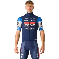 Castelli Perfetto Ros 2 Soudal Quick-step 2024 Gore-tex Infinium Windstopper Gilet Bleu L Homme