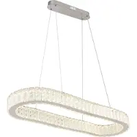 Globo Lampe à suspendre Salle à manger Cristaux Dimmable LED Lampe à suspendre 67162-58