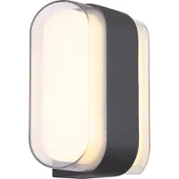 Globo Lighting Applique murale extérieure Gris Applique murale LED Spot extérieur Lampe extérieure 34315