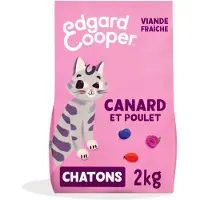 Edgard & Cooper Kitten canard, poulet sans céréales pour chaton - 2 kg