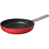 Smeg Poêle à Frire 28 cm Rouge