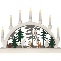 Star Trading 271-88, Figure décorative lumineuse, Multicolore, 10 ampoules, LED, 0,3 W, Blanc chaud