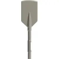 Bosch Accesorios Asphalt Hexagonal Flat Chisel 450x125 Mm 30 Mm Argenté