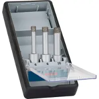 Bosch Robust Line Set de forets diamantés 3 pièces