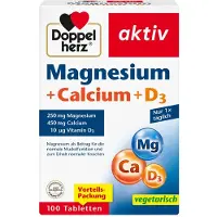 Queisser Pharma GmbH & Co. KG Doppelherz Magnésium+Calcium+D3 comprimés 100 pc