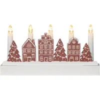 Star Trading 272-25, Figure décorative lumineuse, Marron, IP20, 5 ampoules, LED, 0,08 W