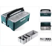 Makita Storage Box pour Makpac + Boxeinsatz ( P-84137 + P-84171 )