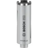 Bosch 2608587319 - Couronne de forage à sec diamantée G 1/2" 52 x 150 x 7 mm, 4 segments