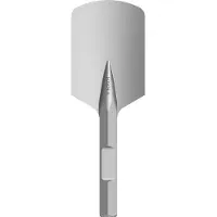 Bosch 1618662000 - Burin bêche à queue six pans, 28 x 400 x 135 mm