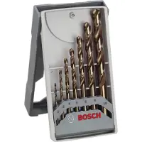 Bosch Accesorios Hss-co Din338 X-pro 2-10 Metal Drill Bit 7 Units Doré