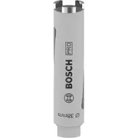 Bosch 2608587316 - Couronne de forage à sec diamantée G 1/2" 38 x 150 x 7 mm, 3 segments