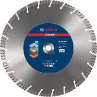 Bosch Expert Multimaterial 300x2.8x 15 Mm Diamond Cutting Disc Argenté