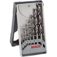 Bosch Accesorios Hss-g Din338 X-pro 2-10 Metal Drill Bit 7 Units Argenté