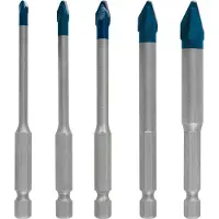 Bosch Accesorios Expert Hex-9 Ceramic Drill Bit 5 Units Argenté