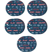 Bosch Papier De Verre Expert O780 125 Mm 55 Unités