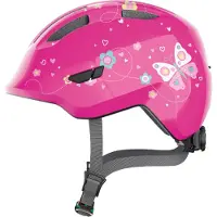 ABUS Smiley 3.0, casque de vélo, junior, pink butterfly
