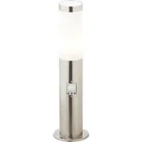 Brilliant Lampes d'extérieur intemporelles DODY | Lampe d'allée de 45 cm de hauteur avec détecteur de mouvement | Douille E27 max. 20 watts | Métal/plastique