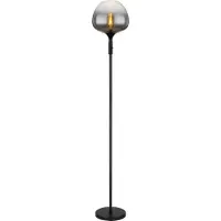 Globo Lighting Lampadaire noir Maxy simple Ø 29cm