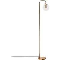 Opviq , lampadaire vintage avec structure en métal, 27 x 27 x 146 cm | Abat-jour en verre, douille E14, 40 W max. | Design élégant pour l'hôtellerie et la maison, IP20, couleur cuivre.