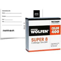 Wolfen Téléchargement du scan Color 400 Super 8, ISO 250-400 avec développement 2K