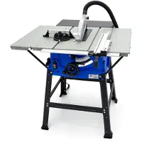 HBM Table de scie circulaire 250 mm avec 2 tablettes latérales 2000 Watt