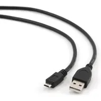 Gembird CCP-MUSB2-AMBM-10 câble USB USB 2.0 3 m Micro-USB B USB A Noir