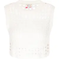 IZIA Tops en tricot blanc cassé