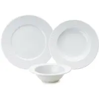 Hermia Concept , ACL18Y400, service de table (18 pièces), multicolore, 100 % PORCELAINE, 27 x 27 cm