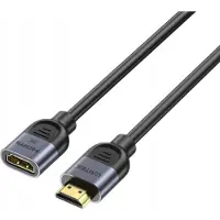 UNITEK Câble HDMI - HDMI 1.5m czarny (C11091AGY01-1.5M) (1.50 m), Câble vidéo, Noir