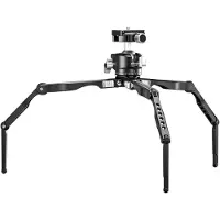 Leofoto Kleinstativ MT-04 mit 30mm Kugelkopf (Métal), Trépied, Noir