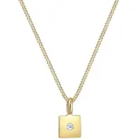Elli DIAMONDS Chaîne 'Viereck' or