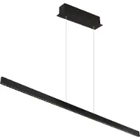 Globo Lighting Lampe à suspendre métal noir mat, LED