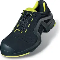Uvex 1 support Chaussures basses S1P noir, jaune largeur 11 Gr. 46