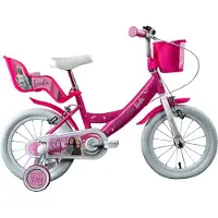 Barbie Vélo d'enfant 14 pouces Vélo de fille à partir de 3 ans 110-115 cm