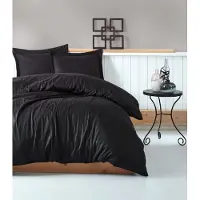 L'essentiel Maison , Stripe- CTN3496, Noir, couettes, 100% satin de coton