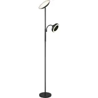 Globo Plafonnier métal noir mat, LED