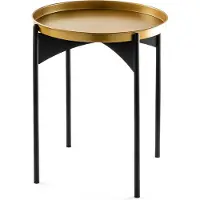 Skye Decor , Shb-002, table basse, 100 % METAL, noir, 44 x 44 x 57 cm