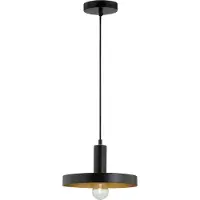 Lyora Suspension design Garni Simple, Noir