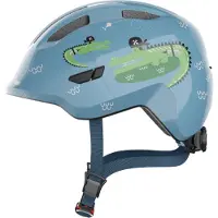 ABUS Casque Enfant 67264 - SMILEY 3.0 BLUE CROCO M