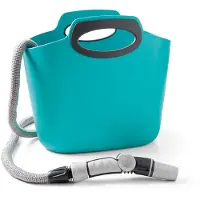 G.F. Garden G.F. Aquapop 30 : tuyau textile bleu + raccord + sac, 10/30 m
