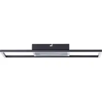 Brilliant Plafonnier Besson rectangulaire noir